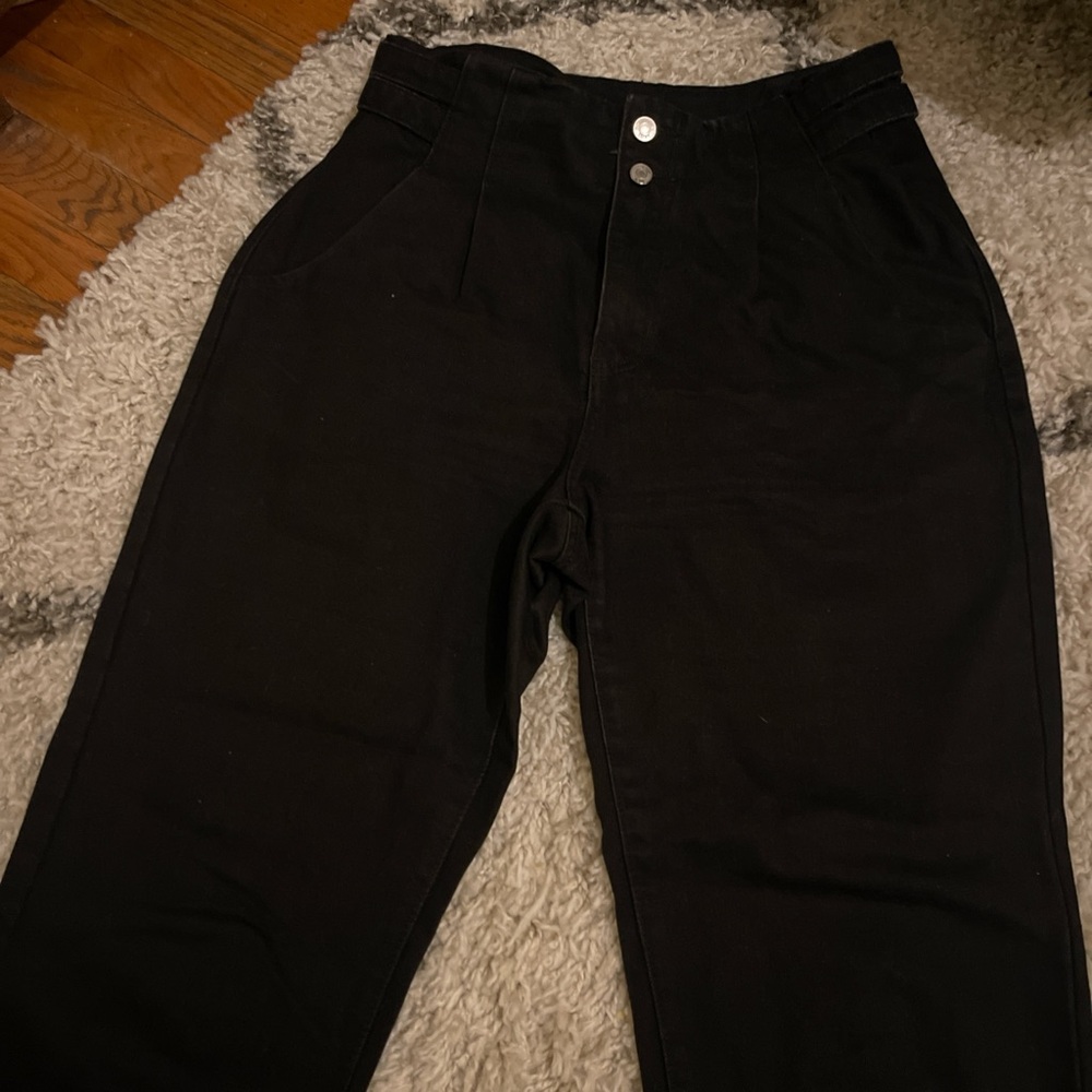 Missguided Plus Black Trousers